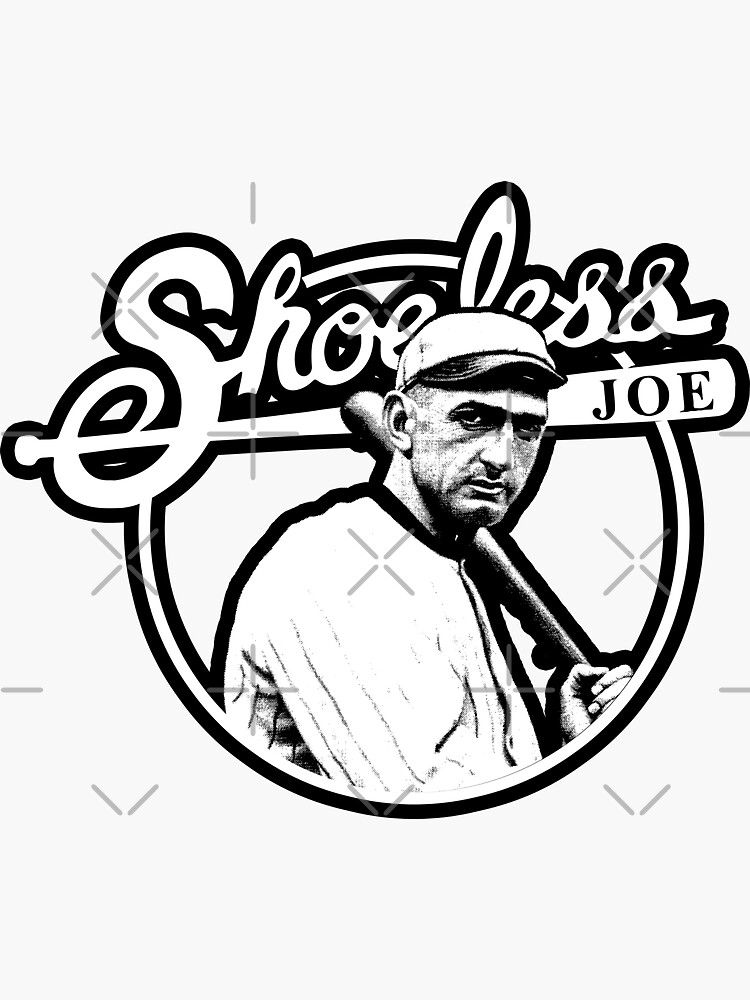 "Shoeless Joe Jackson Baseball" Sticker for Sale by PixelBuilder
