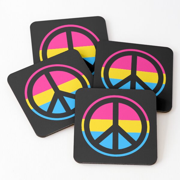 Item preview, Pansexual Peace Symbol designed and sold by Pridish.