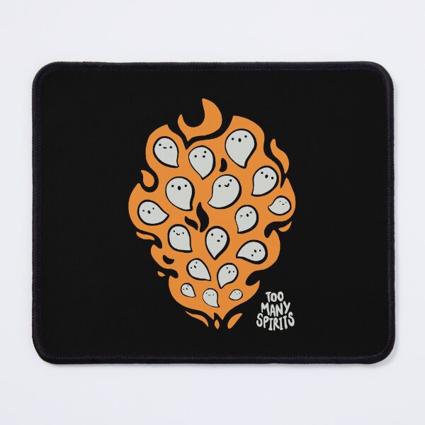 Item preview, Watcher Merch Too Many Spirits Ghosties Flame designed and sold by RommaniShop.