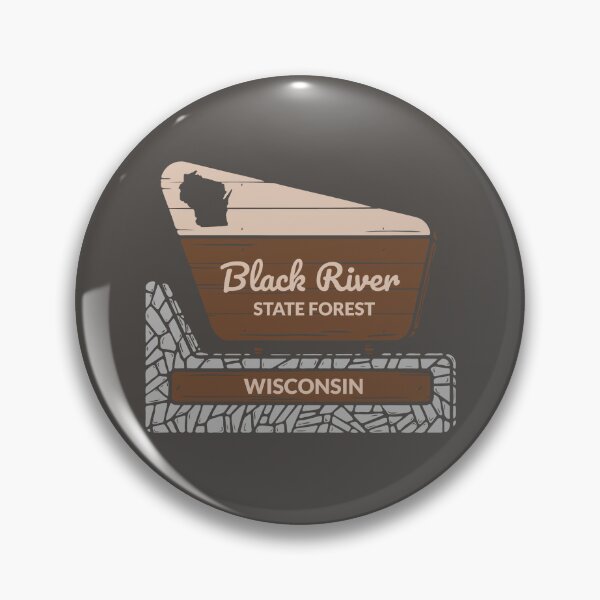 Item preview, Black River State Forest Wisconsin Entrance Welcome Sign WI designed and sold by palmettodigital.