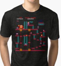 Donkey Kong Elevator Stage Tri-blend T-Shirt