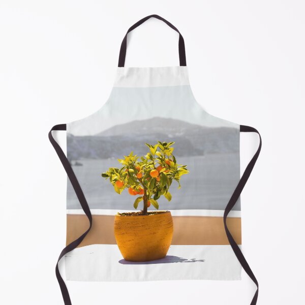 Item preview, Santorini, Greece, Summer Ocean Views, Orange Tree designed and sold by newburyboutique.