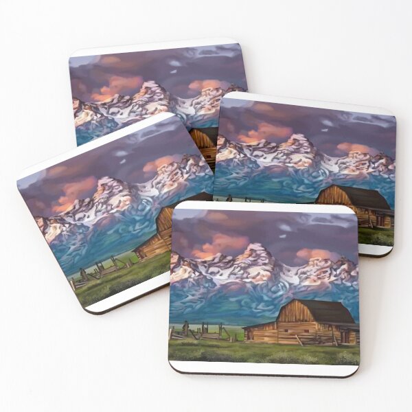 Item preview, Mountain Ranch at Sunset designed and sold by Zia Frazier.