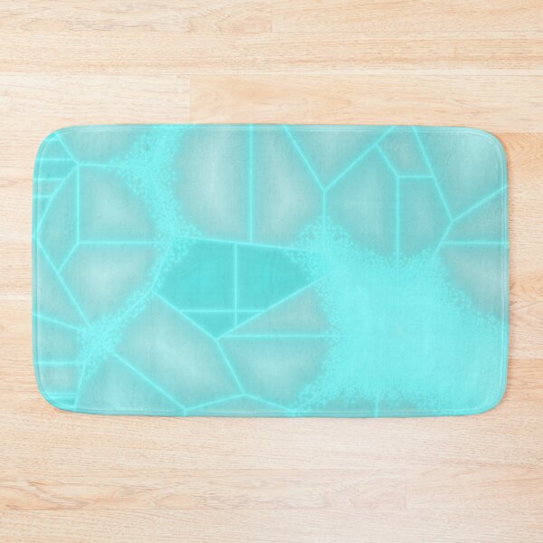 Item preview, INSPIRING ABSTRACT PATTERN BLUE CYAN WHITE STAINED GLASS. designed and sold by Ralek.