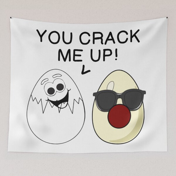 Item preview, YOU CRACK ME UP designed and sold by CalliopeSt.