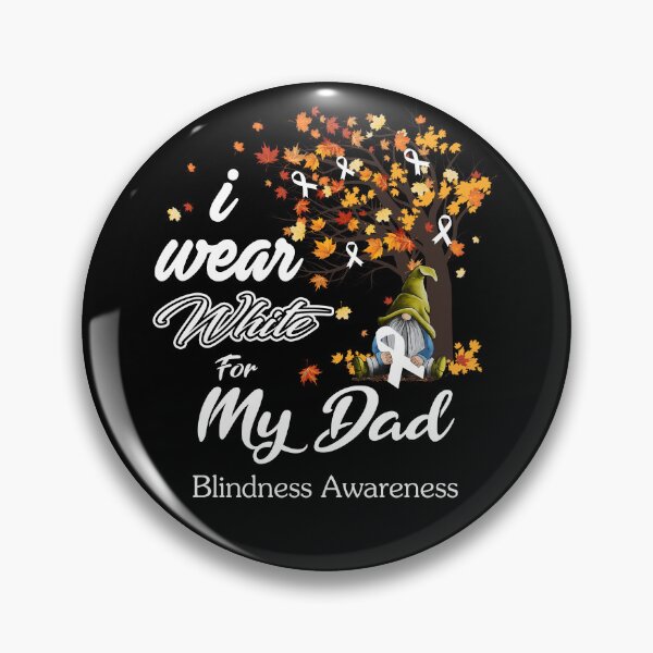 Item preview, Blindness Awareness Ribbon Tree I Wear White For My Dad designed and sold by Hatjar.