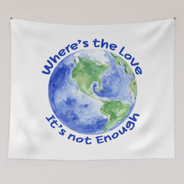 Item preview, Where's the Love (blue) designed and sold by dev11588.