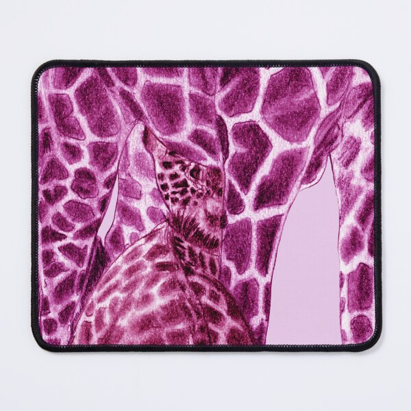 Item preview, Giraffe suckling - purple-pink colorized version designed and sold by SylvieG18.