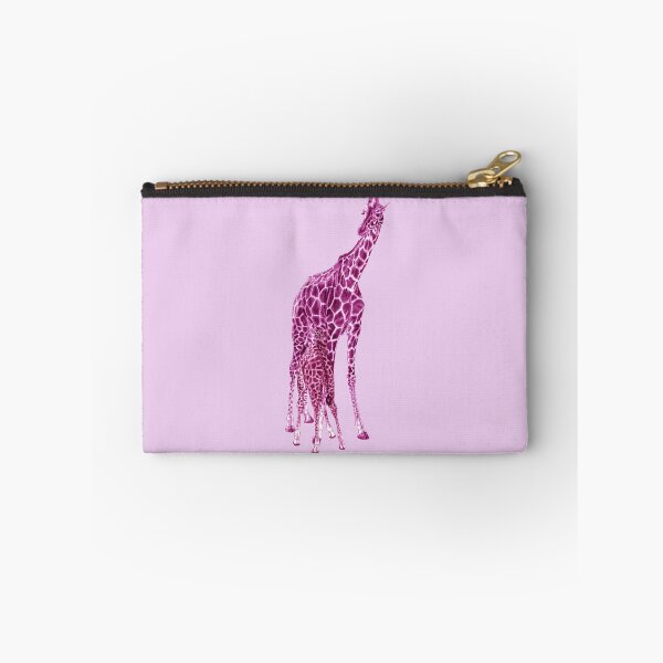 Item preview, Giraffe suckling - purple-pink colorized version designed and sold by SylvieG18.