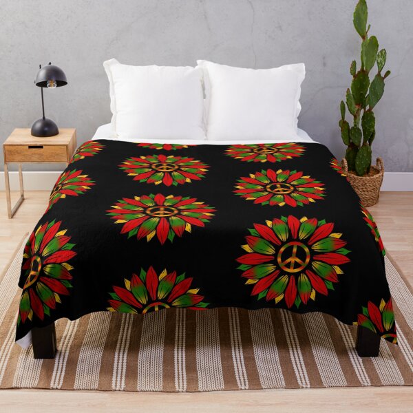 Item preview, Reggae colors sunflower designed and sold by Heather Hinson.