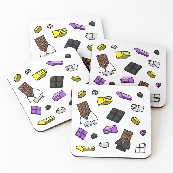 Item preview, Non Binary Pride Chocolate Candies designed and sold by CJ Vanderbeek.