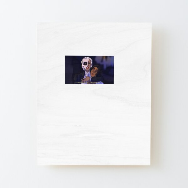 Portal 2 Phantom of the Opera ChellDOS Music of the Night Wood Mounted Print
