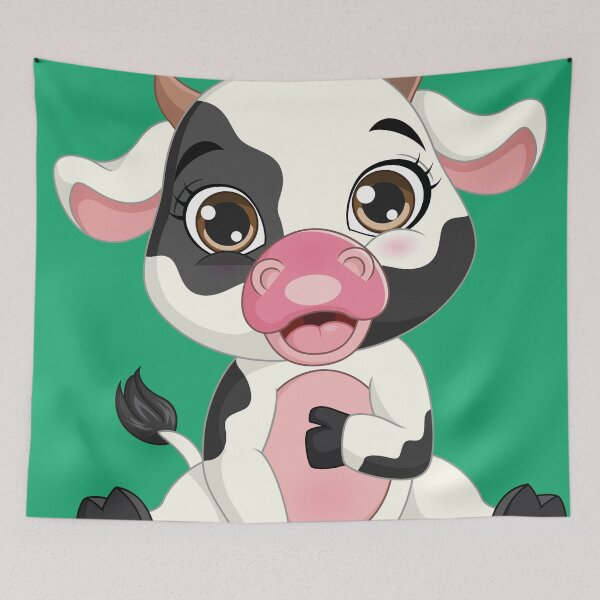 Item preview, Cute little baby cow cartoon designed and sold by CHOOSEYOURS SHOP.