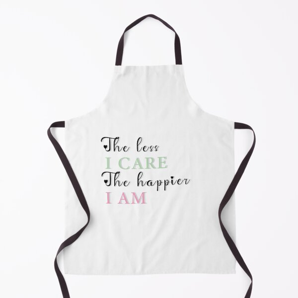 Item preview, The less I care The happier I am quote motivation  designed and sold by Gracie_Designs.
