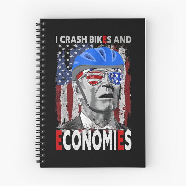 Item preview, I Crash Bikes and Economies funny Joe Biden bike Falls  designed and sold by SweetbeStore.