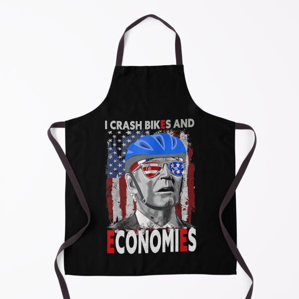 Item preview, I Crash Bikes and Economies funny Joe Biden bike Falls designed and sold by SweetbeStore.