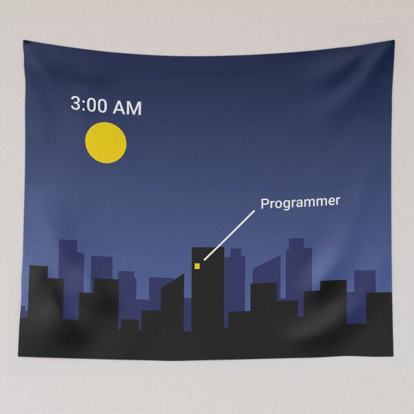 Item preview, Programmer At 3AM designed and sold by Code Wear.