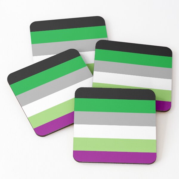Item preview, Self Made Aromantic and Asexual Flag Mixture  designed and sold by tanman511.