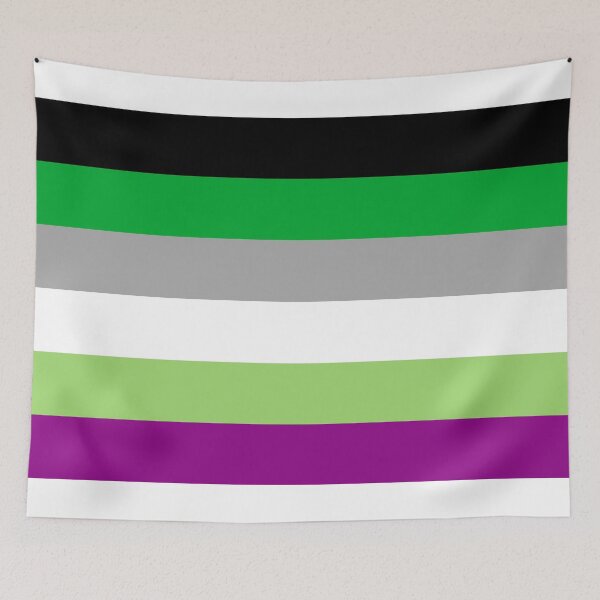 Item preview, Self Made Aromantic and Asexual Flag Mixture  designed and sold by tanman511.
