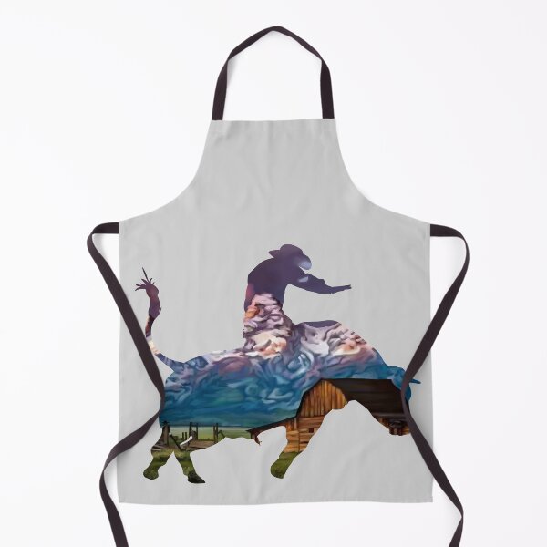 Item preview, Bull Rider 1: Mountain Ranch at Sunset designed and sold by Zia Frazier.