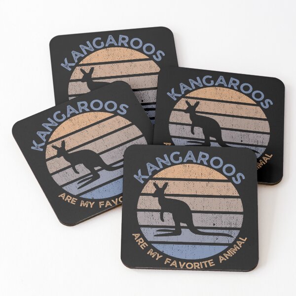 Item preview, Kangaroos Are My Favorite Animal Sunset Design designed and sold by ThisIsMugLife.