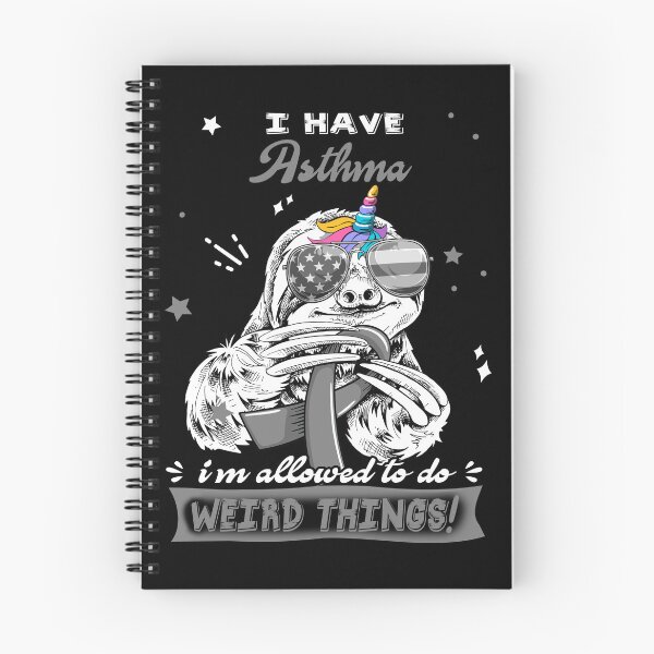 Item preview, Funny Sloth I Have Asthma I'm Allowed To Do Weird Things designed and sold by Kohend.