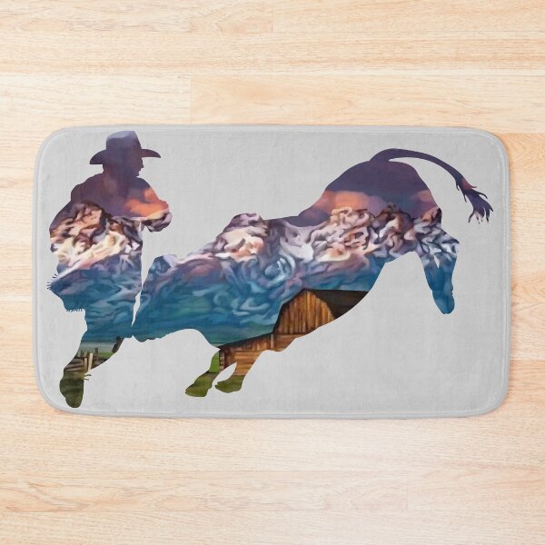 Item preview, Rodeo Clown 1: Mountain Ranch at Sunset designed and sold by Zia Frazier.