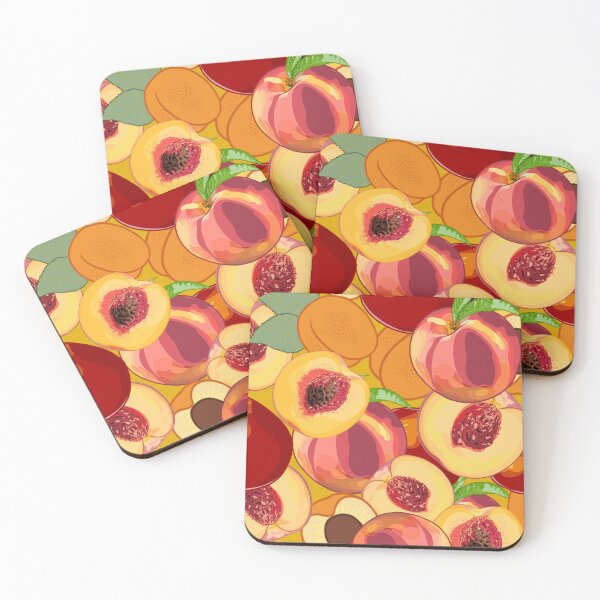 Item preview, Peaches & Apricots Print designed and sold by DreamFruit11.