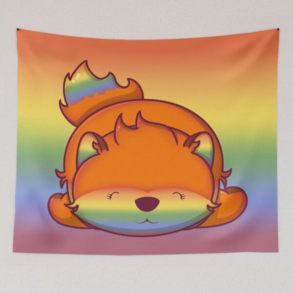 Item preview, Pride Fox Art designed and sold by NLDStudios.