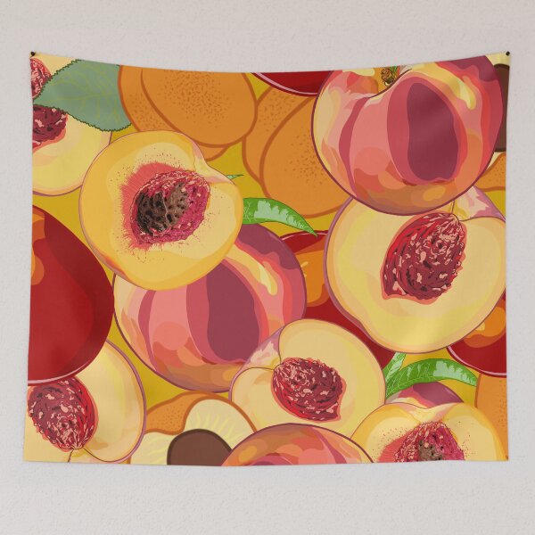 Item preview, Peaches & Apricots Print designed and sold by DreamFruit11.