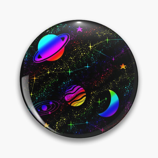 Item preview, Colorful space designed and sold by shiroi-okami.