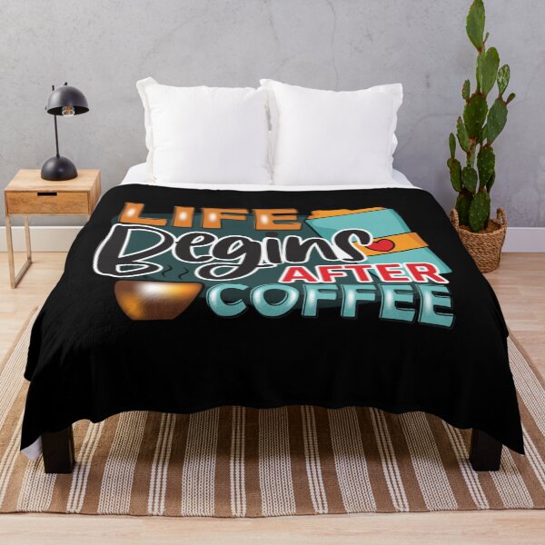 Item preview, La vie colorée amusante commence après le café pour les amateurs de café et les occasions de bonnes  designed and sold by FelicitasLink1.