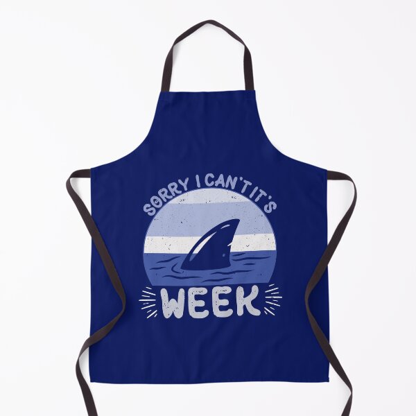 Item preview, Sorry I Can't It's Week Funny Shark Shark Lover designed and sold by SharpThreadZ.