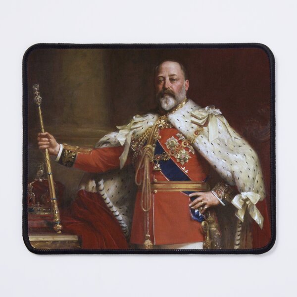 Item preview, Edward VII In Coronation Robes - Luke Fildes - 1901 designed and sold by warishellstore.