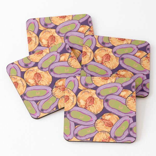 Item preview, Plums & Java Plums Print designed and sold by DreamFruit11.
