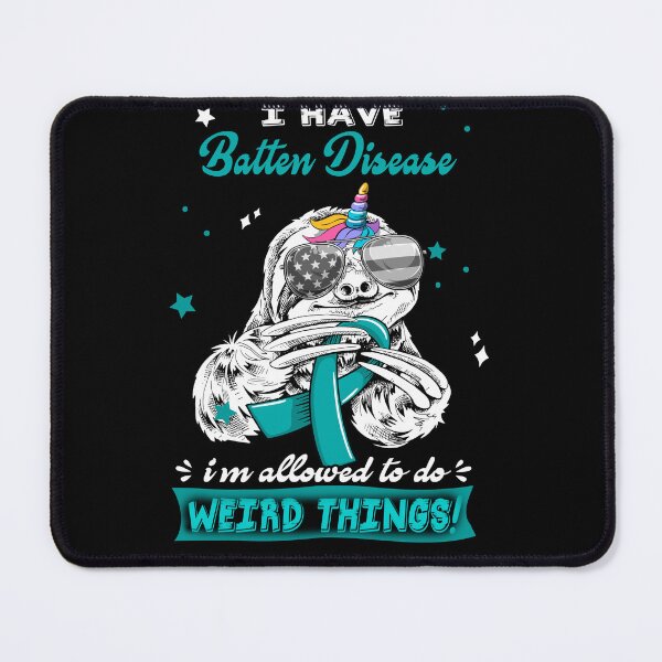 Item preview, Funny Sloth I Have Batten Disease I'm Allowed To Do Weird Things designed and sold by Kohend.