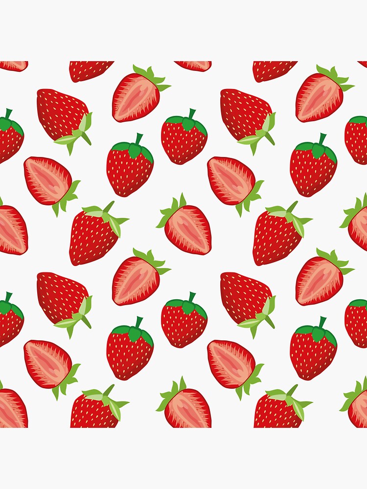 "strawberry moon ,Strawberry Fields" Sticker for Sale by ayoubbkm Redbubble