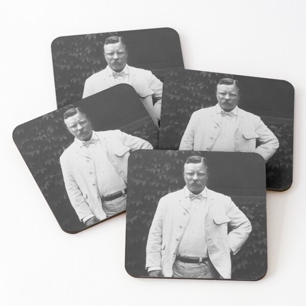 Item preview, Teddy Roosevelt Wearing A White Suit - 1907 designed and sold by warishellstore.