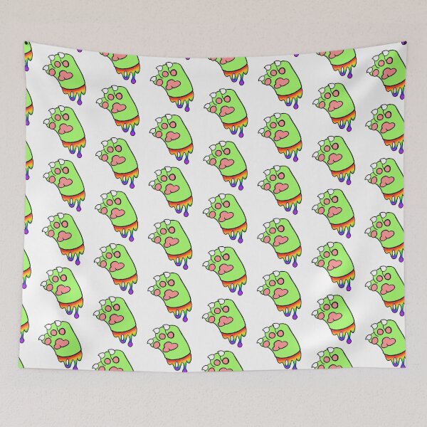 Item preview, Green Paw With Rainbow Goo designed and sold by DolmanceWorks.