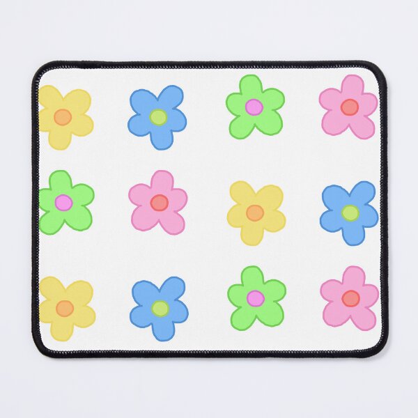 Item preview, cute indie colorful flower sticker pack designed and sold by blar-417.