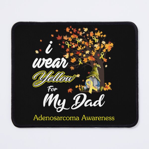 Item preview, Adenosarcoma Awareness Ribbon Tree I Wear Yellow For My Dad designed and sold by Hatjar.