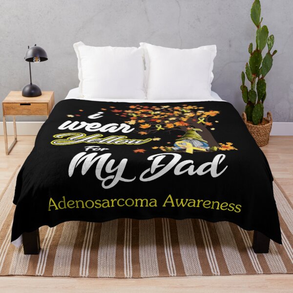 Item preview, Adenosarcoma Awareness Ribbon Tree I Wear Yellow For My Dad designed and sold by Hatjar.