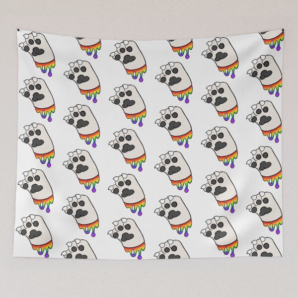 Item preview, White Paw With Rainbow Goo designed and sold by DolmanceWorks.