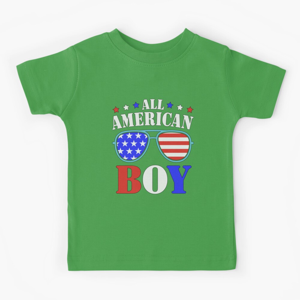 Boys 4th of July Shirt, All American Boy, Kids' Premium T-Shirt – Bump and  Beyond Designs