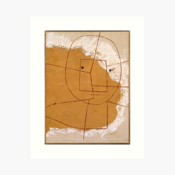 One Who Understands Abstract faces "painting · modern · abstract art " Paul Klee Art Print