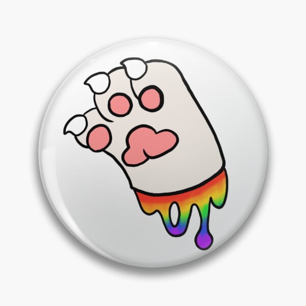 Item preview, White Paw With Rainbow Goo designed and sold by DolmanceWorks.
