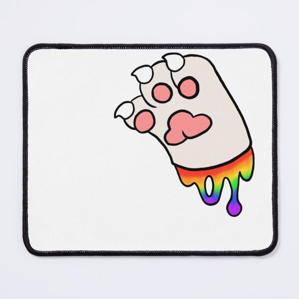 Item preview, White Paw With Rainbow Goo designed and sold by DolmanceWorks.
