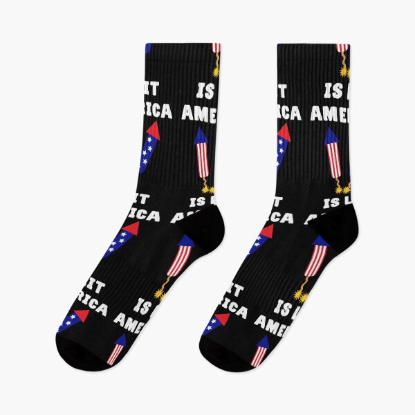Item preview, America is Lit, Fourth of July, July 4th Design designed and sold by HermoTees.