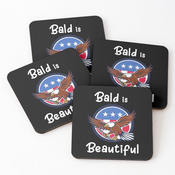 Item preview, Bald is Beautiful Bald Eagle, Fourth of July, July 4th Design designed and sold by HermoTees.