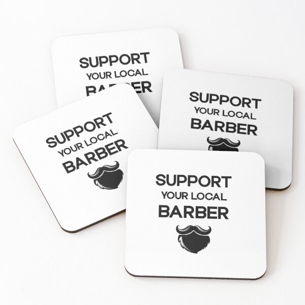 Item preview, Support Your Local Barber designed and sold by SOUFIANE1991.